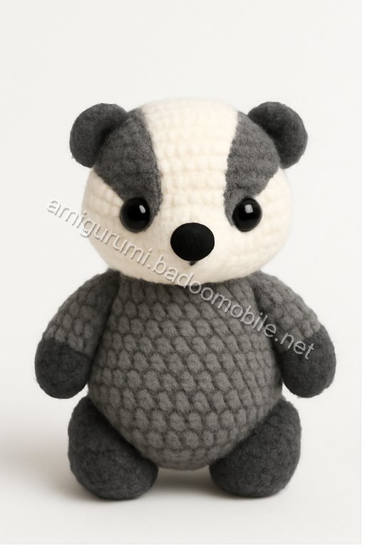 Amigurumi Badger Free Pattern