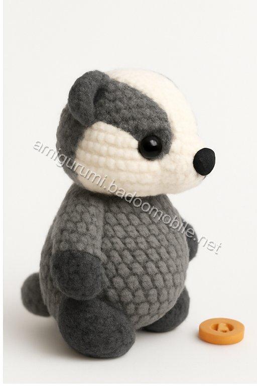 Amigurumi Badger Free Pattern