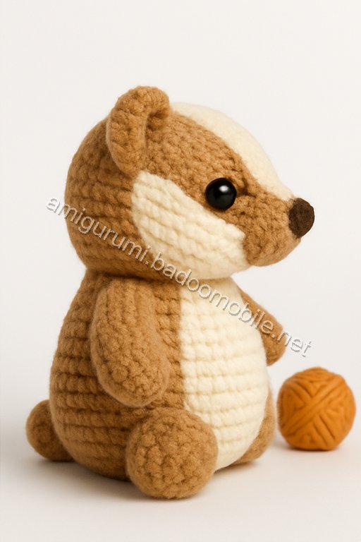Amigurumi Badger Free Pattern