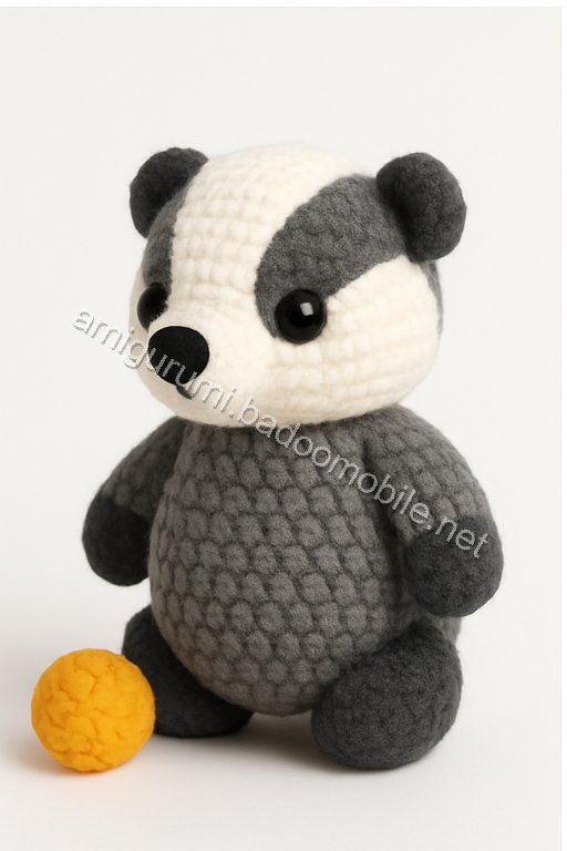 Amigurumi Badger Free Pattern