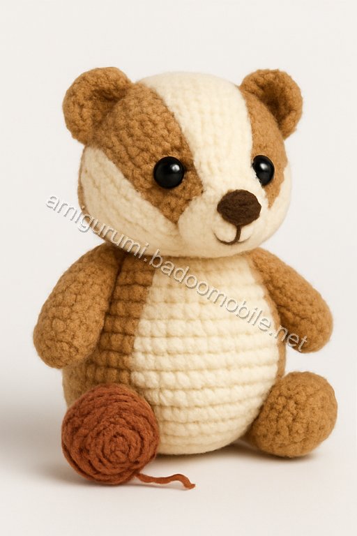 Amigurumi Badger Free Pattern