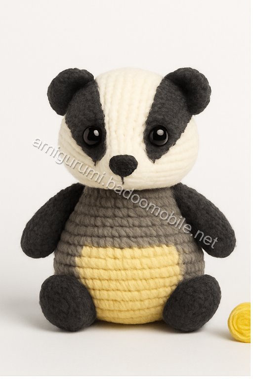Amigurumi Badger Free Pattern