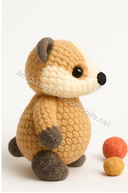 Amigurumi Badger Free Pattern