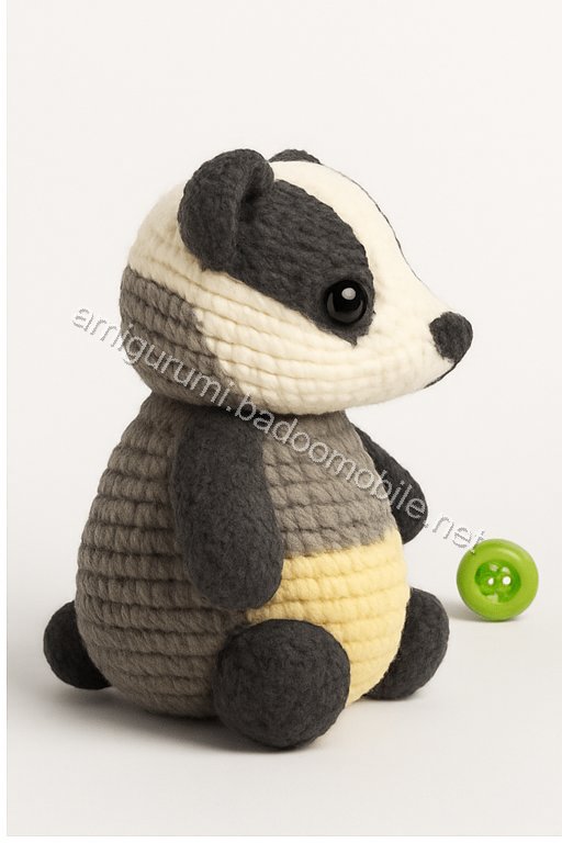 Amigurumi Badger Free Pattern