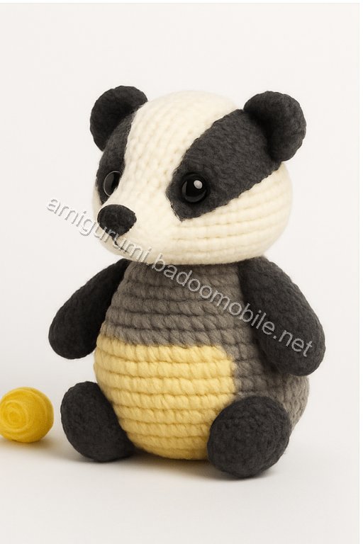 Amigurumi Badger Free Pattern