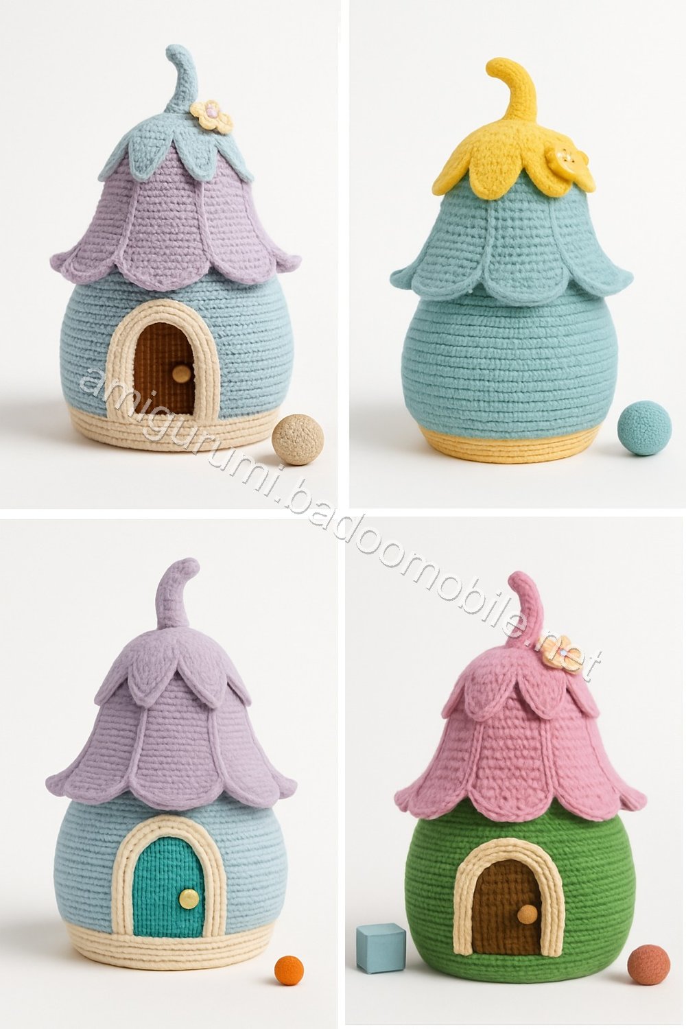 Amigurumi Bee Schoolhouse Free Pattern
