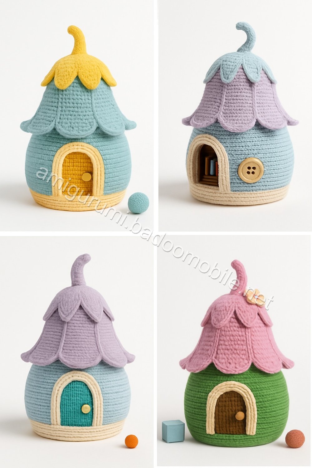 Amigurumi Bee Schoolhouse Free Pattern