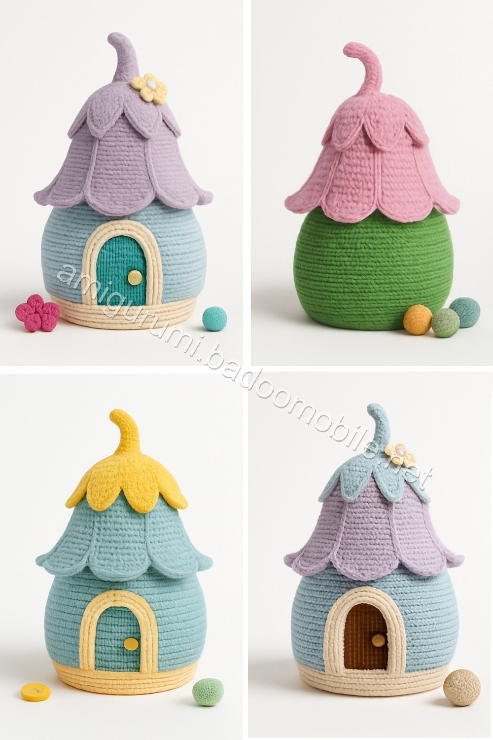 Amigurumi Bee Schoolhouse Free Pattern