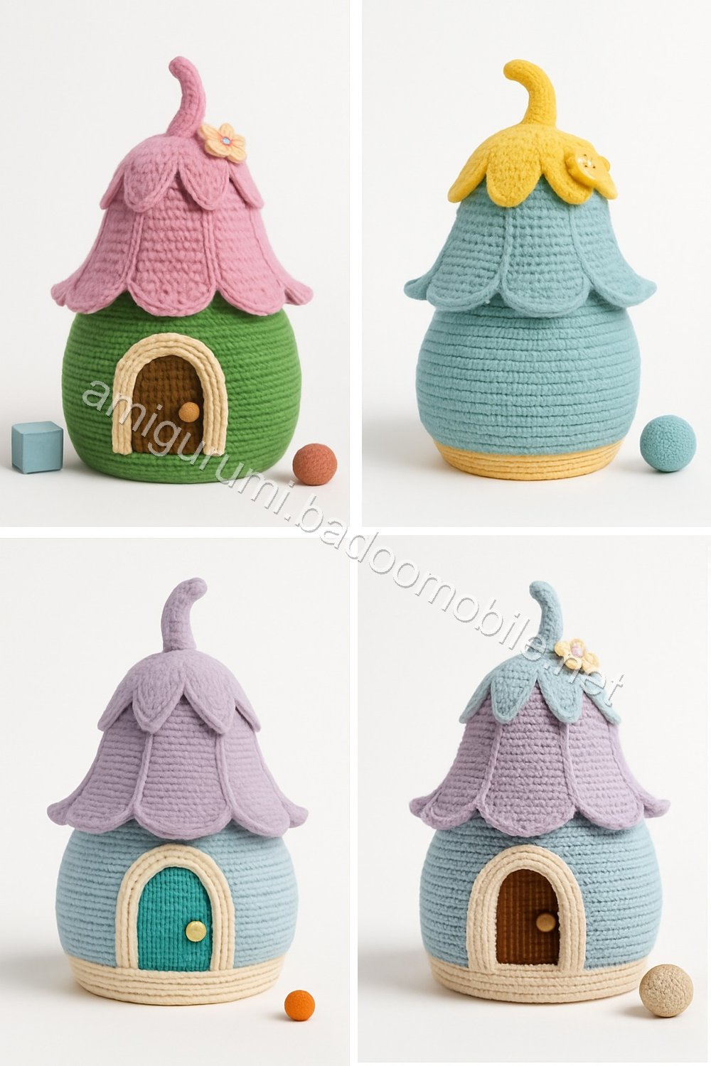 Amigurumi Bee Schoolhouse Free Pattern