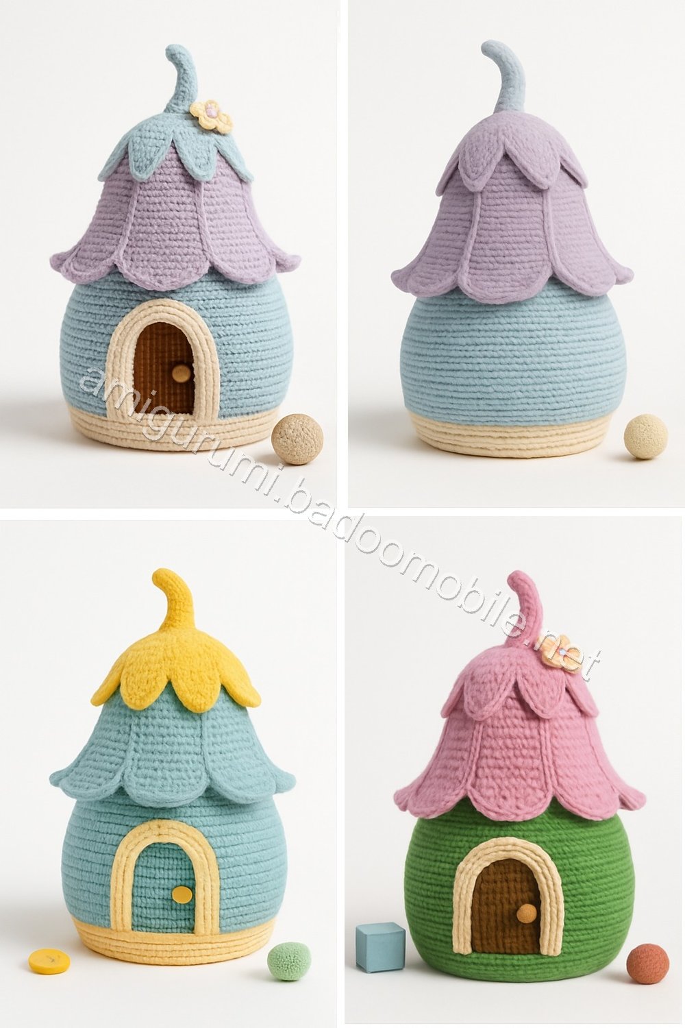 Amigurumi Bee Schoolhouse Free Pattern