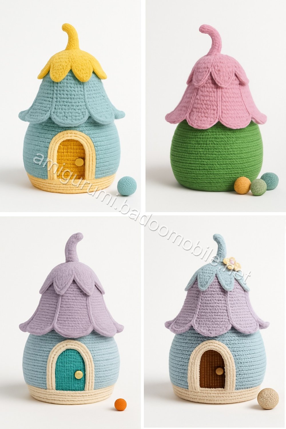 Amigurumi Bee Schoolhouse Free Pattern
