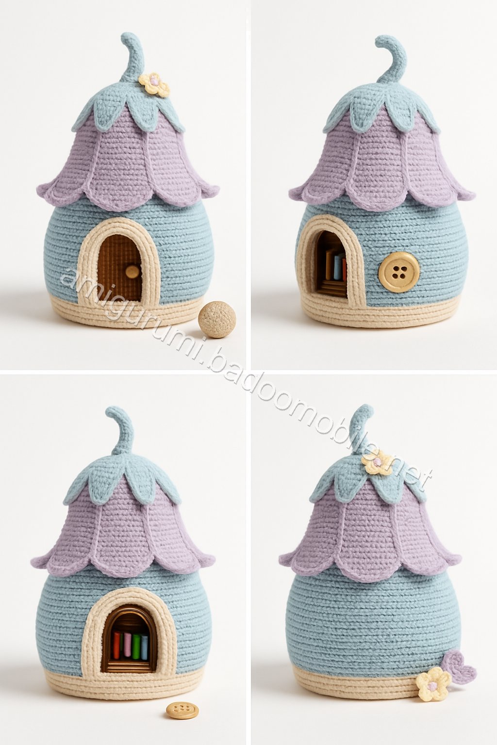 Amigurumi Bee Schoolhouse Free Pattern