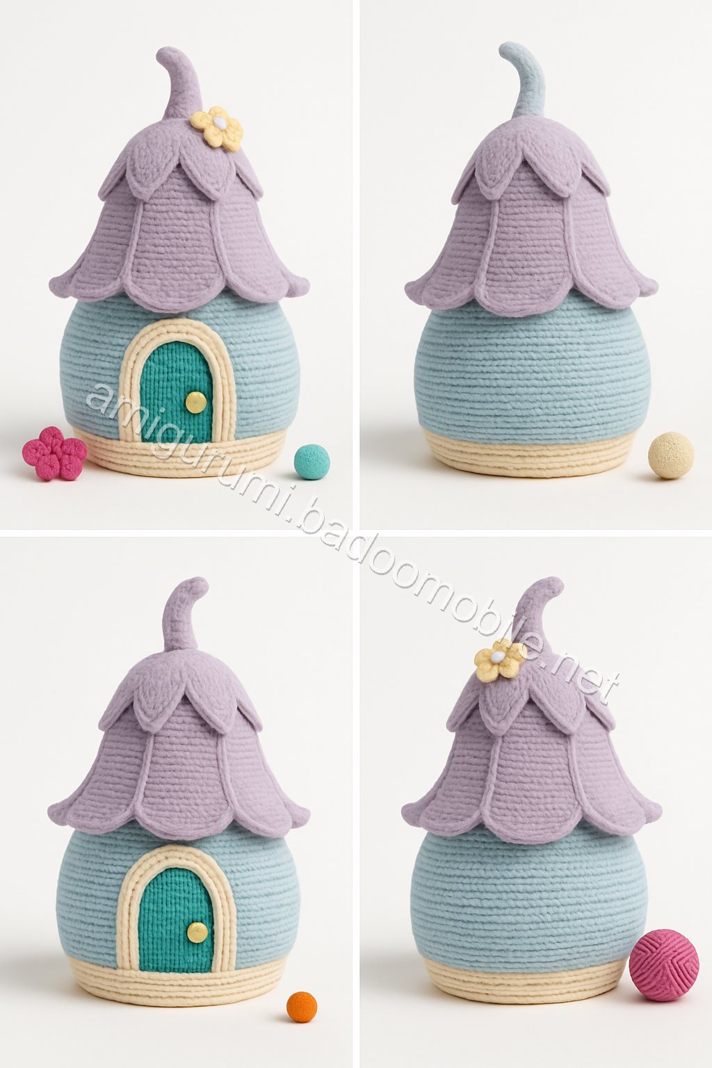 Amigurumi Bee Schoolhouse Free Pattern