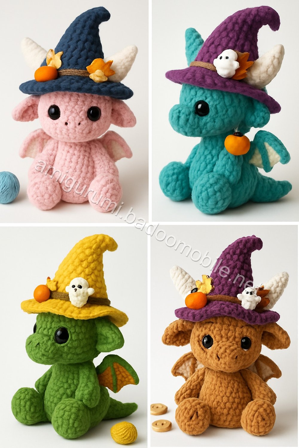 Amigurumi Autumn Dragon Free Pattern