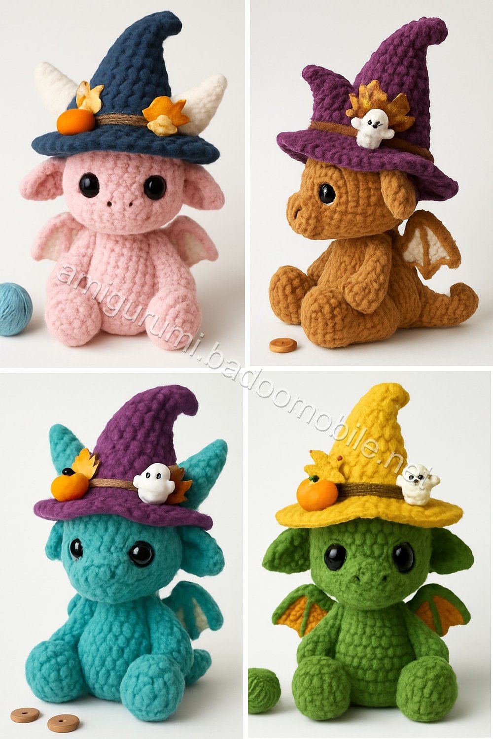 Amigurumi Autumn Dragon Free Pattern