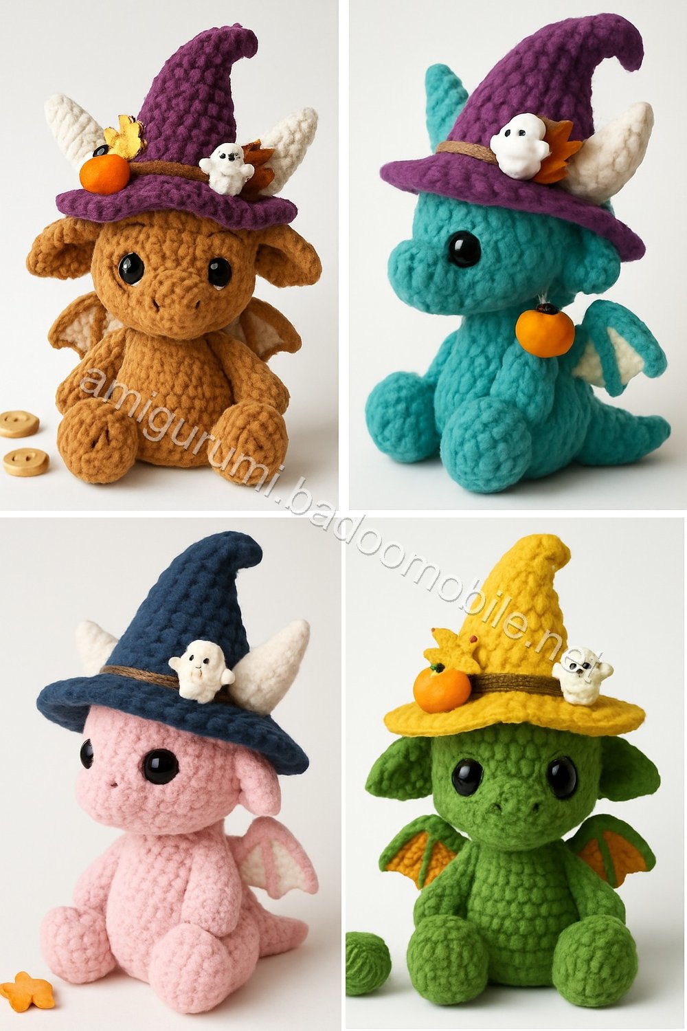 Amigurumi Autumn Dragon Free Pattern
