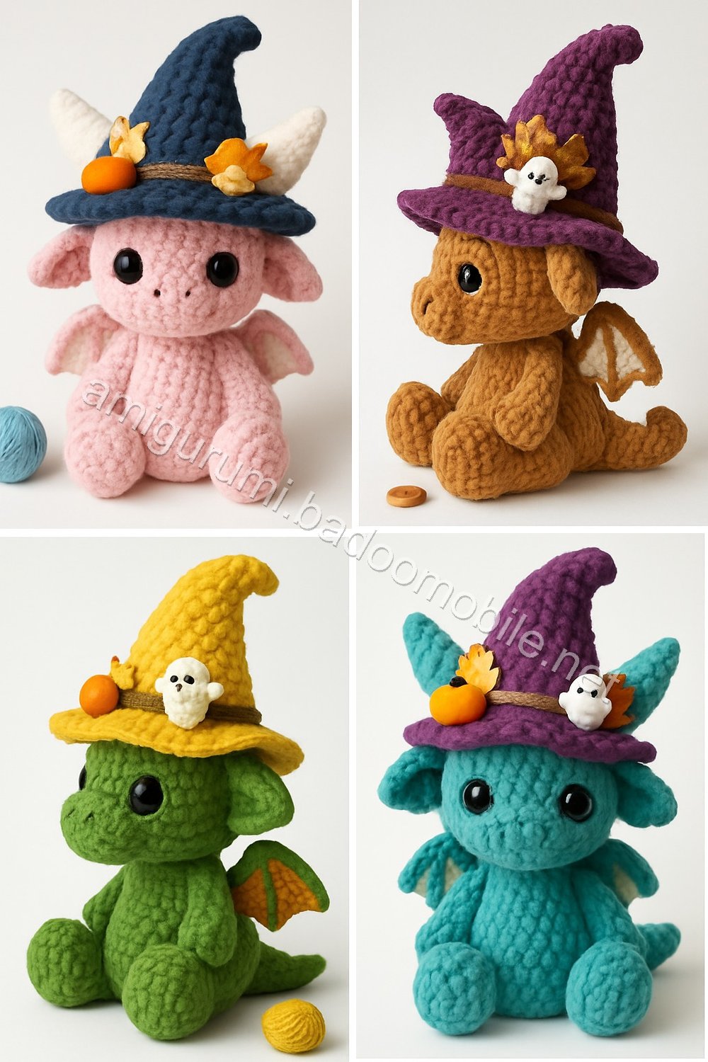 Amigurumi Autumn Dragon Free Pattern