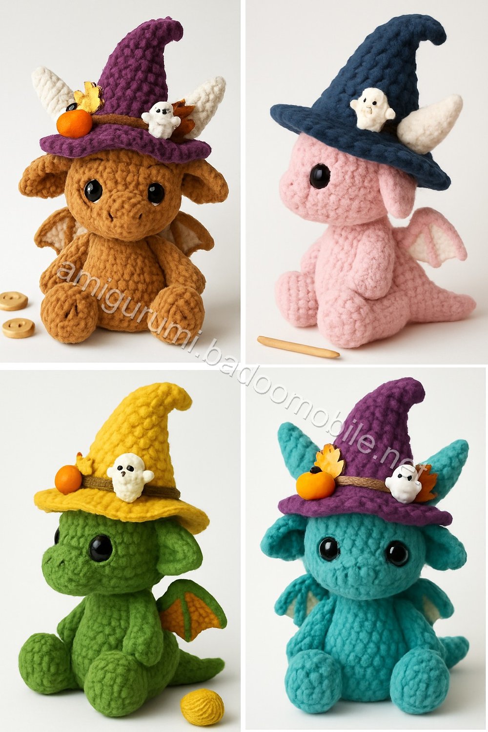 Amigurumi Autumn Dragon Free Pattern