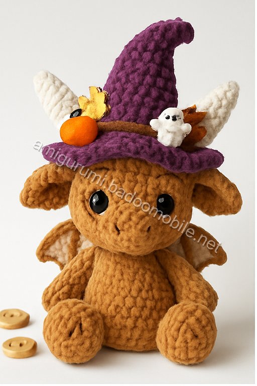 Amigurumi Autumn Dragon Free Pattern