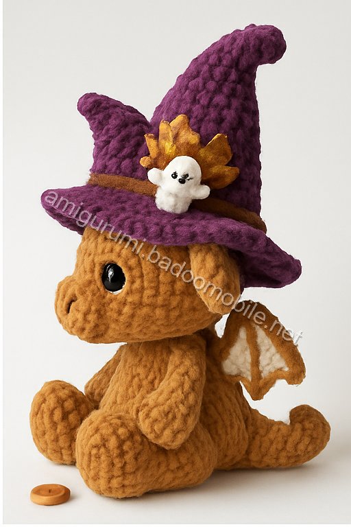 Amigurumi Autumn Dragon Free Pattern