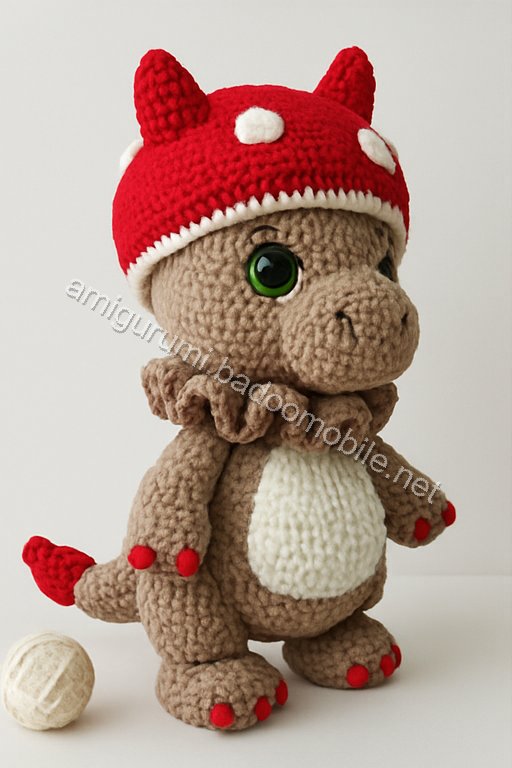 Amigurumi Mushroom Dragon Free Pattern