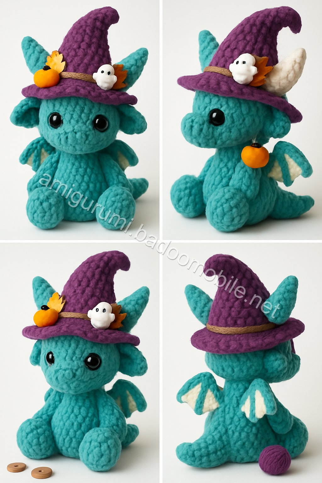 Amigurumi Autumn Dragon Free Pattern