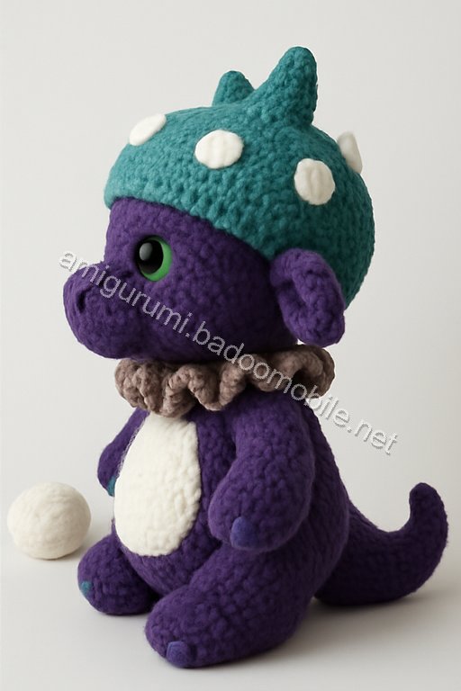 Amigurumi Mushroom Dragon Free Pattern