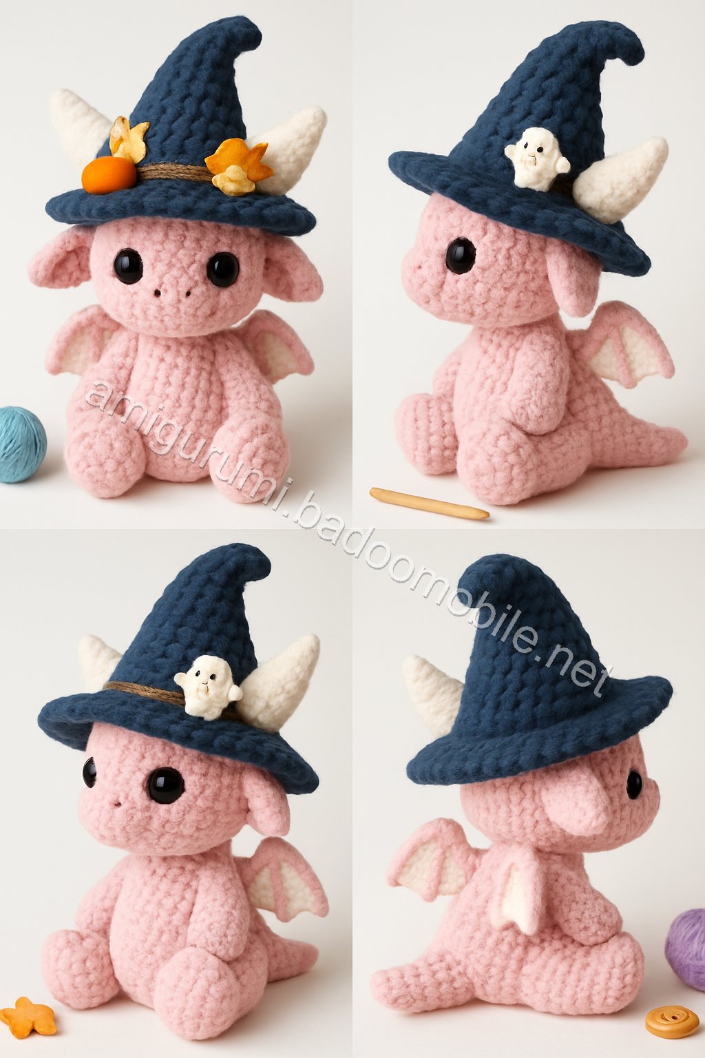 Amigurumi Autumn Dragon Free Pattern