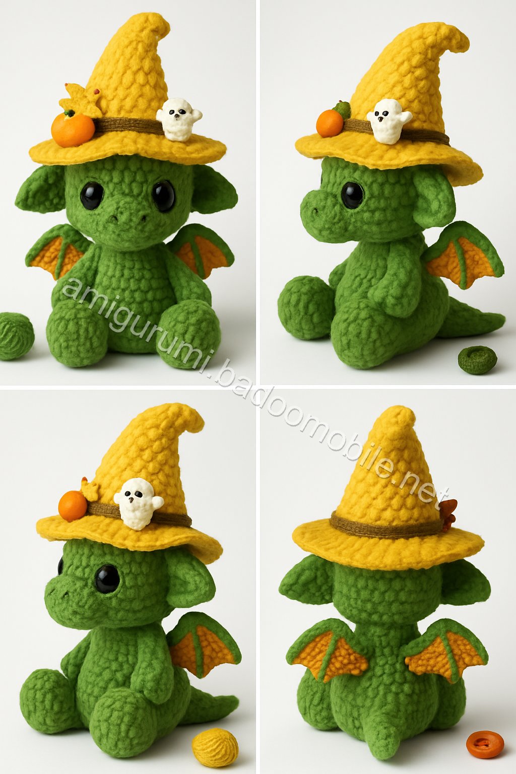 Amigurumi Autumn Dragon Free Pattern