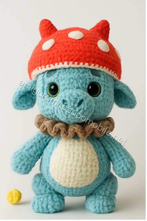 Amigurumi Mushroom Dragon Free Pattern