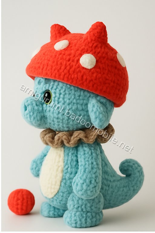 Amigurumi Mushroom Dragon Free Pattern