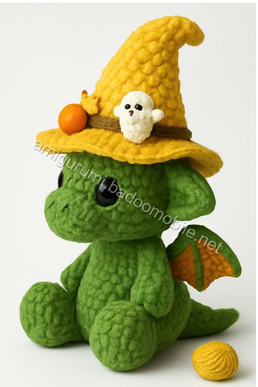 Amigurumi Autumn Dragon Free Pattern