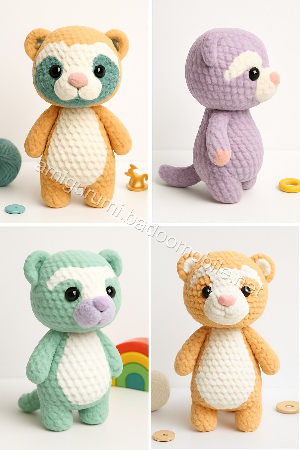 Amigurumi Pocket Ferret Free Pattern