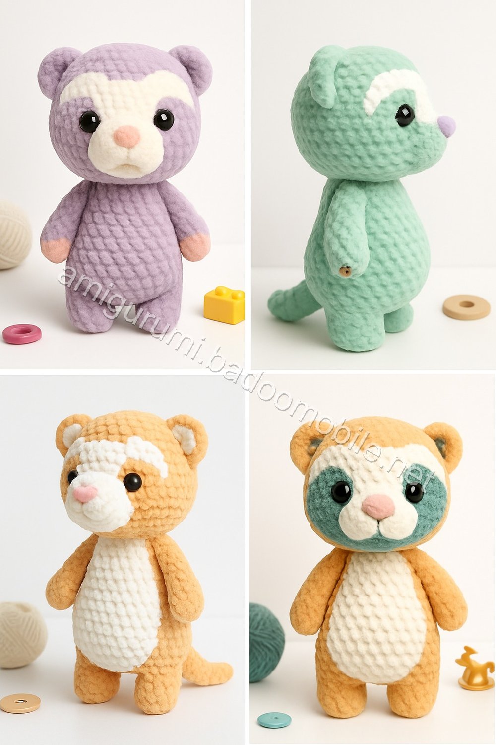 Amigurumi Pocket Ferret Free Pattern