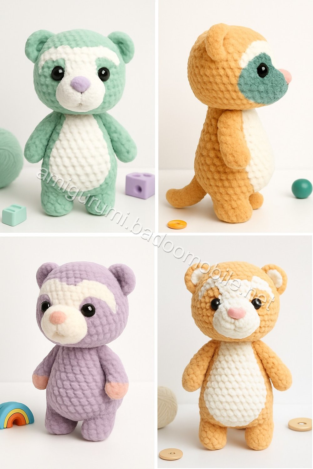 Amigurumi Pocket Ferret Free Pattern