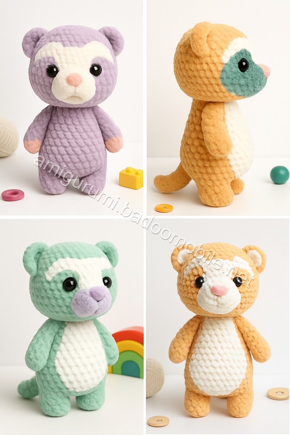 Amigurumi Pocket Ferret Free Pattern
