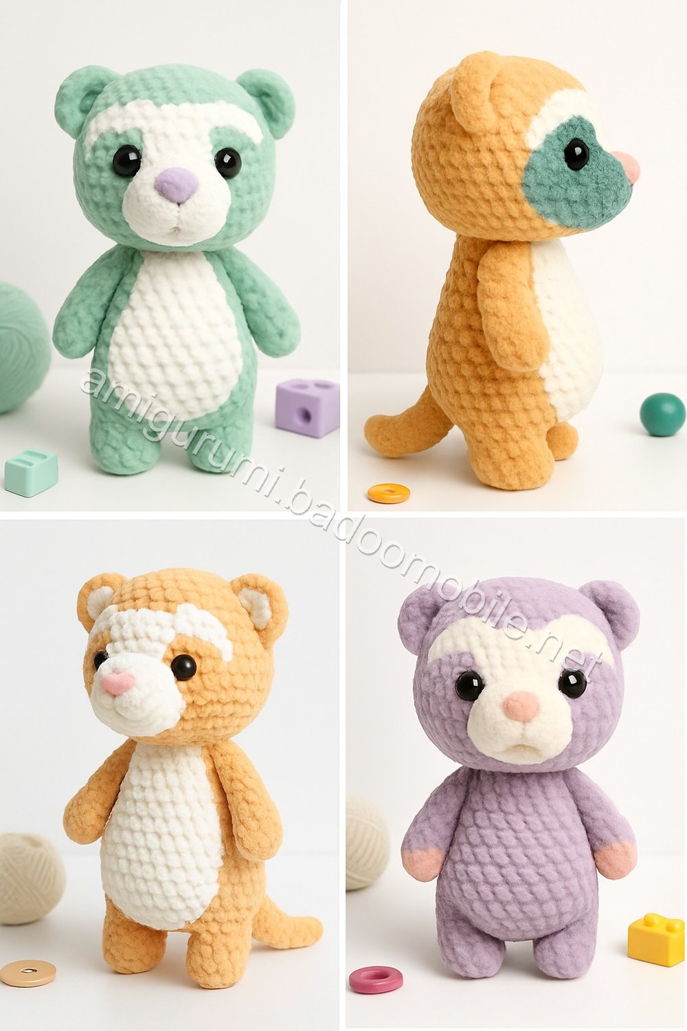 Amigurumi Pocket Ferret Free Pattern