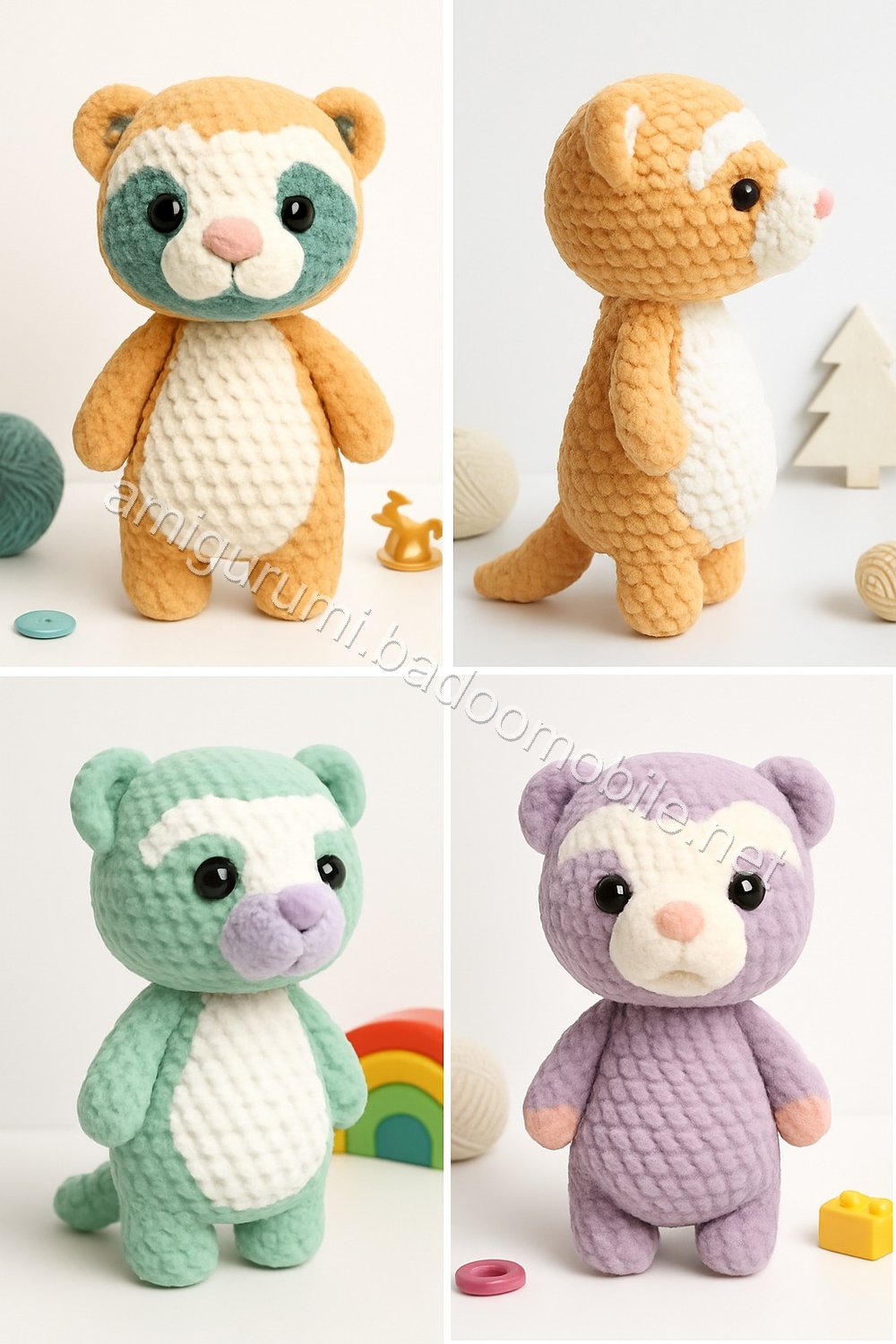 Amigurumi Pocket Ferret Free Pattern