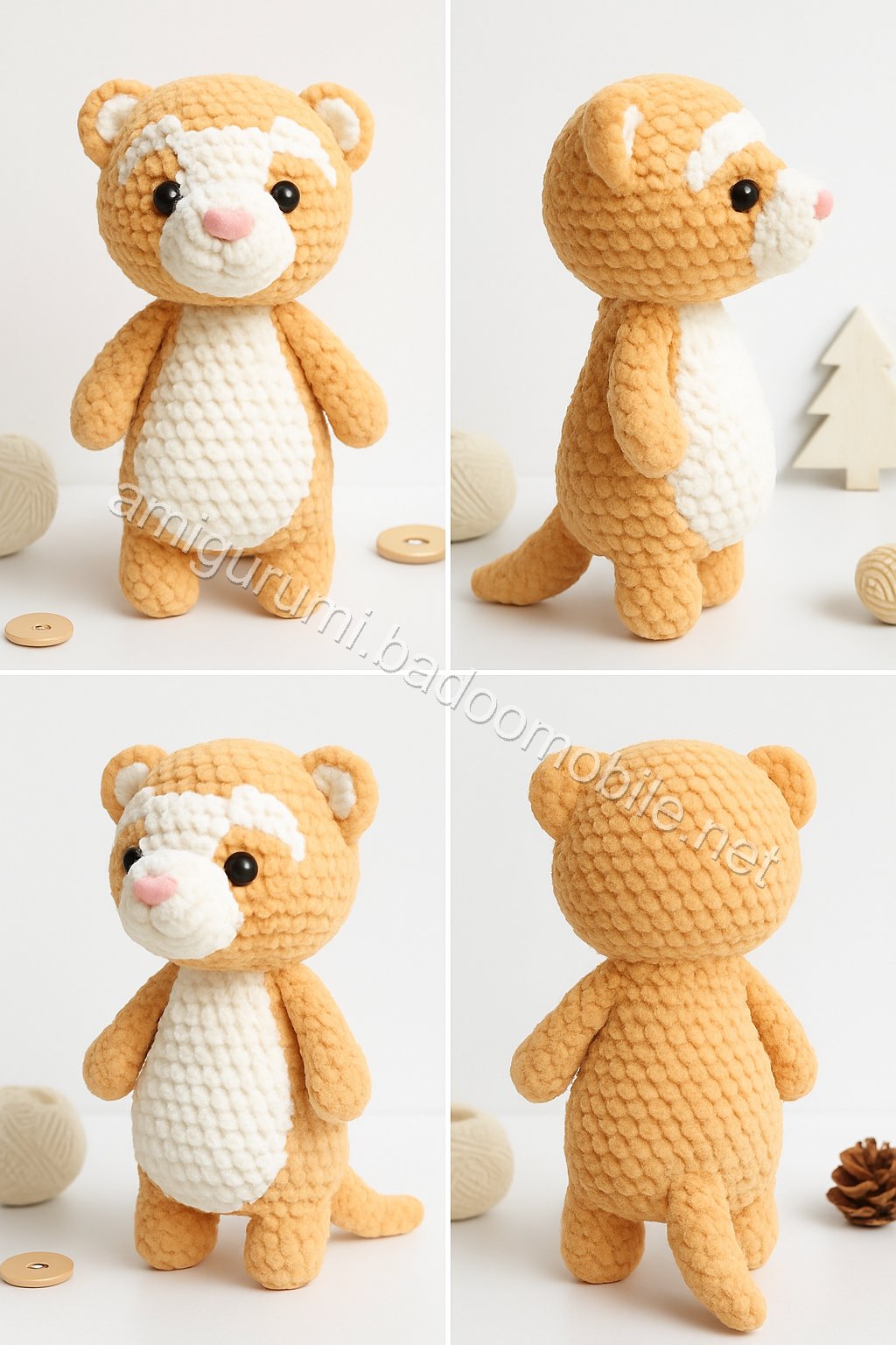 Amigurumi Pocket Ferret Free Pattern