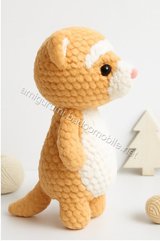 Amigurumi Pocket Ferret Free Pattern