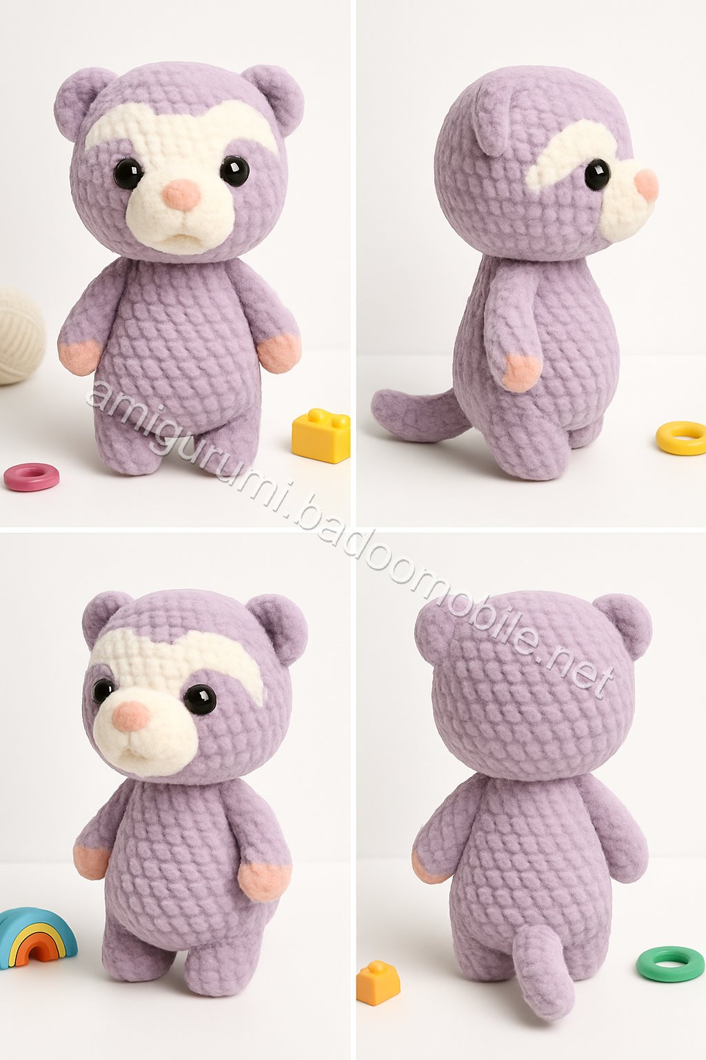 Amigurumi Pocket Ferret Free Pattern