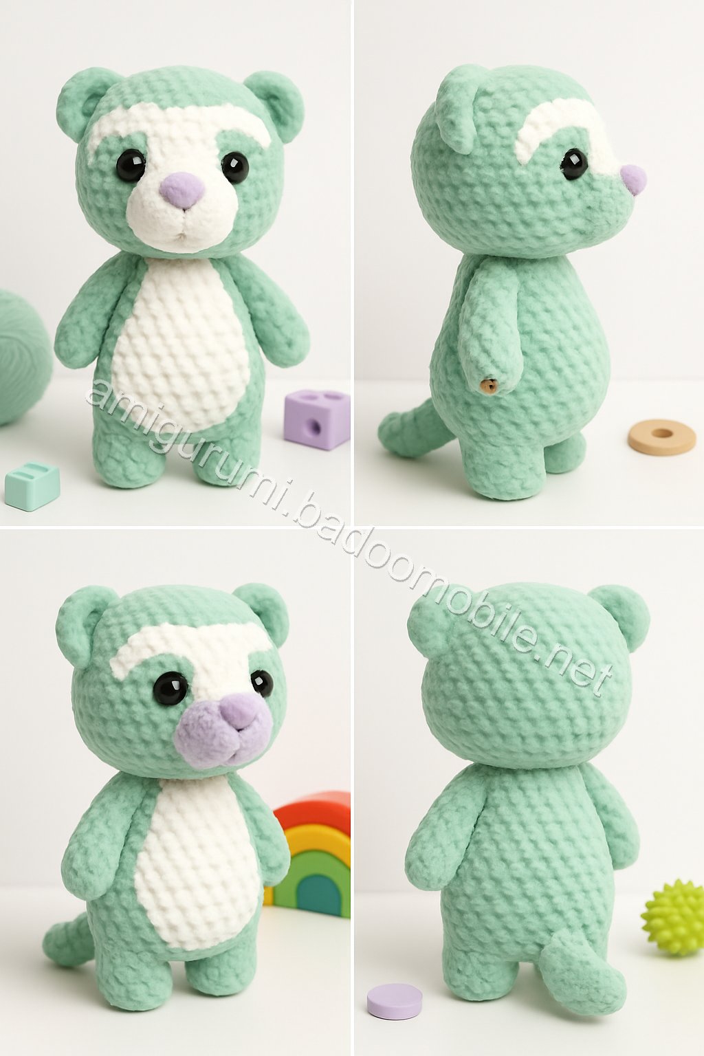Amigurumi Pocket Ferret Free Pattern