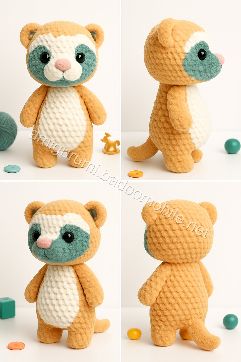 Amigurumi Pocket Ferret Free Pattern