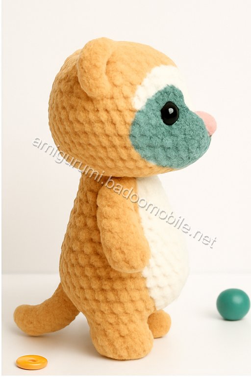 Amigurumi Pocket Ferret Free Pattern
