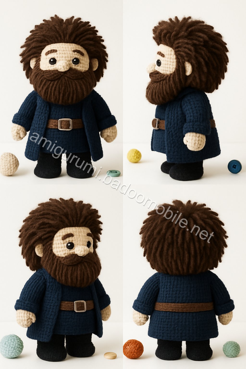 Amigurumi Gentle Giant Free Pattern