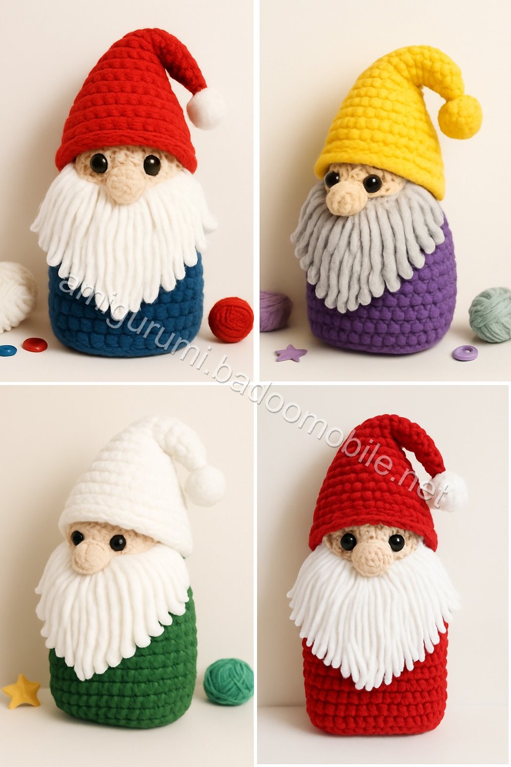 Amigurumi Christmas Gnome Free Pattern