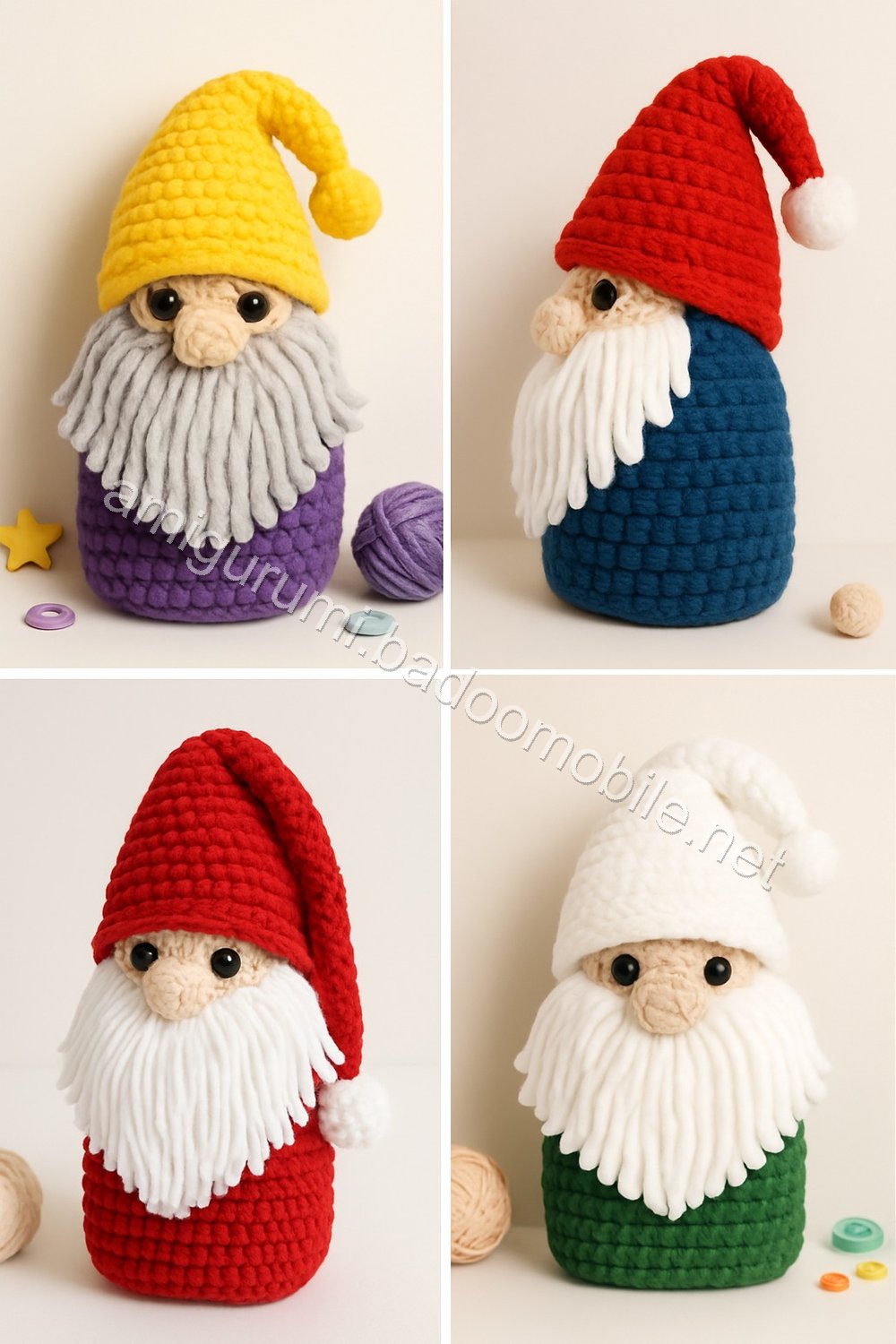 Amigurumi Christmas Gnome Free Pattern