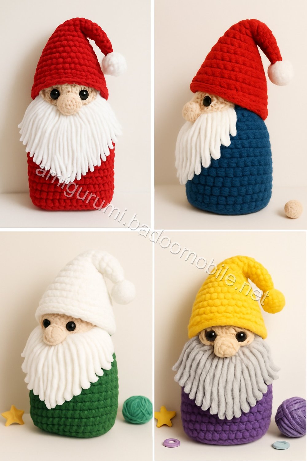 Amigurumi Christmas Gnome Free Pattern