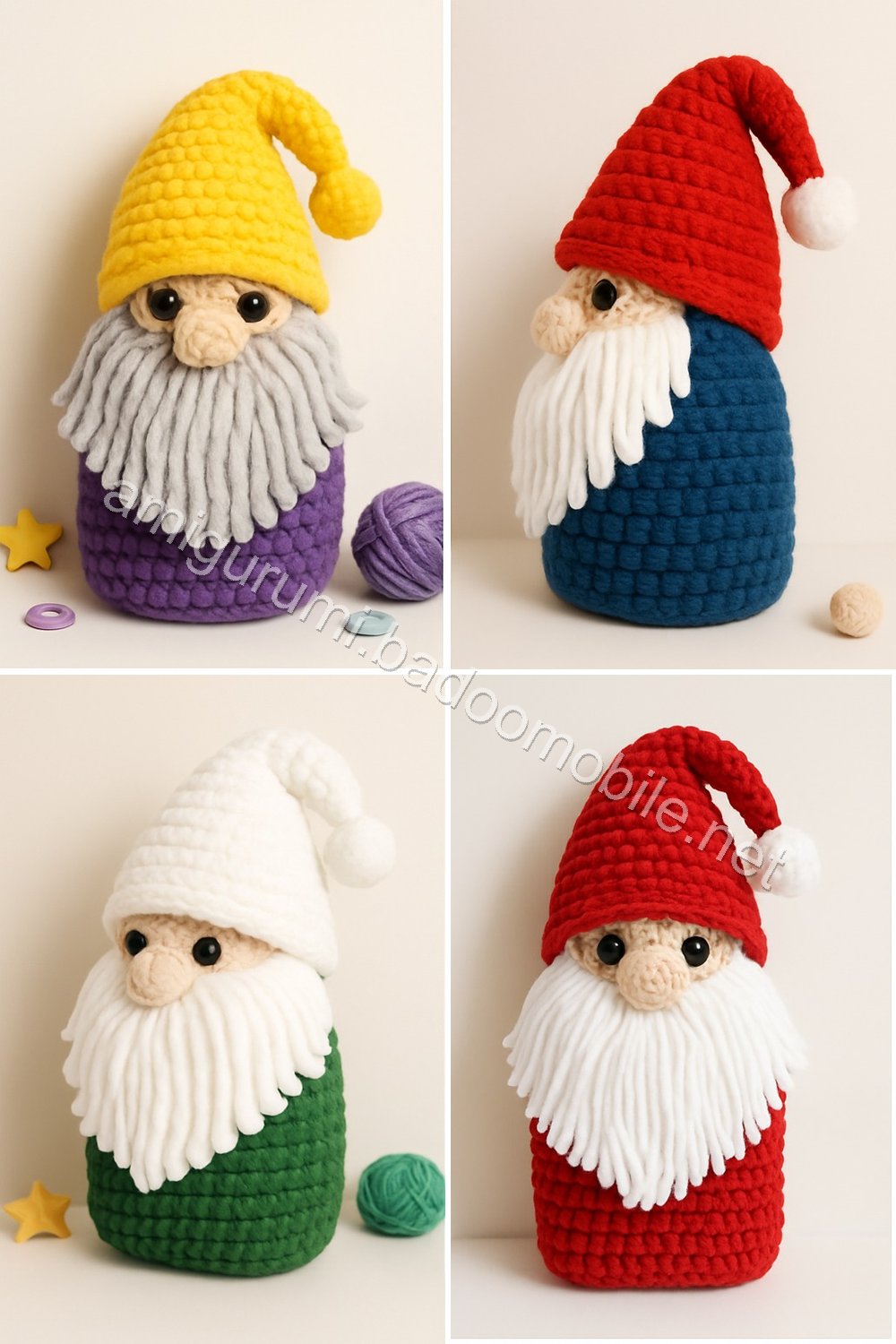 Amigurumi Christmas Gnome Free Pattern