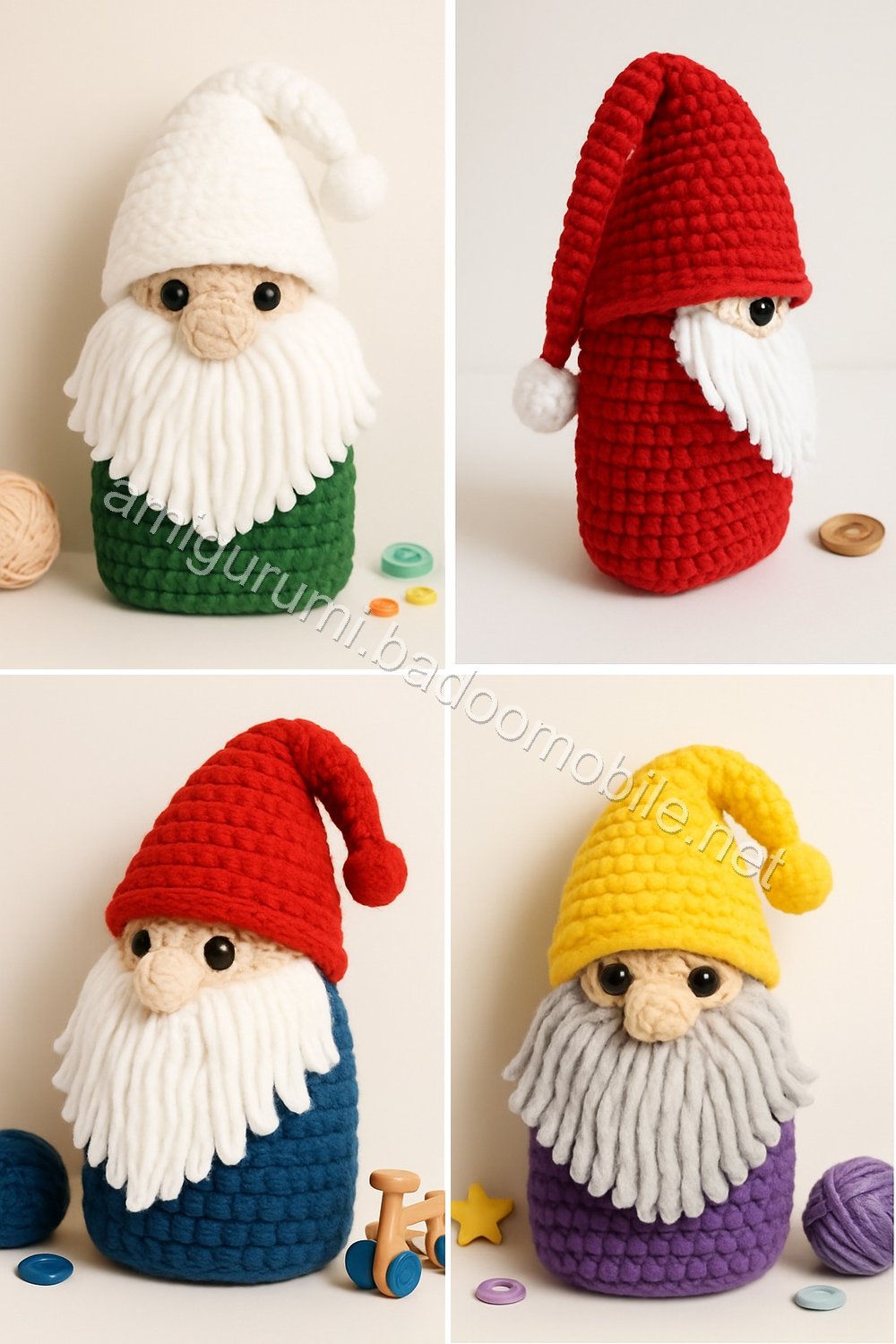 Amigurumi Christmas Gnome Free Pattern